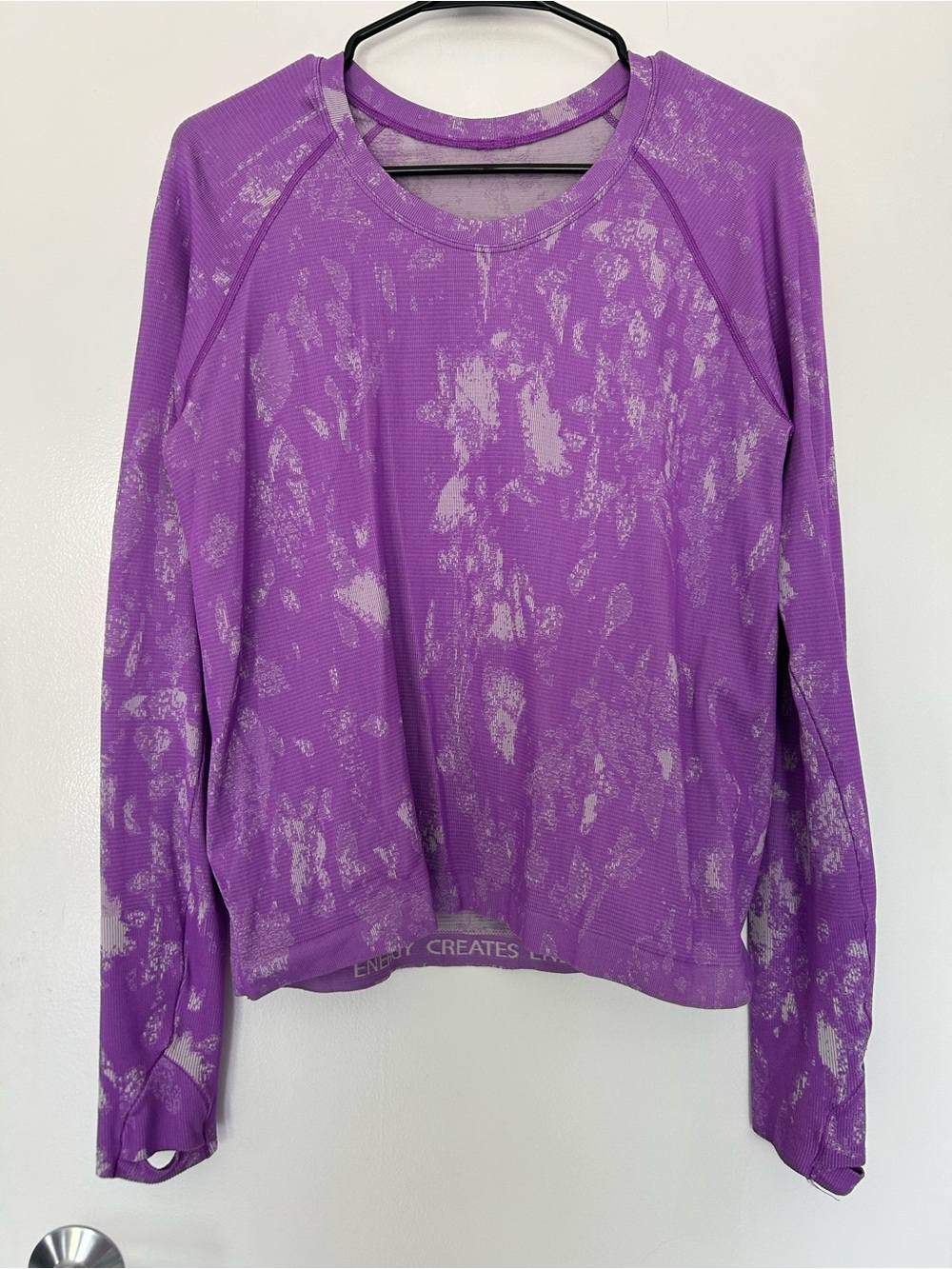 EUC lululemon Women’s Swiftly Tech 2.0 Race Long Sleeve Purple Size 12
